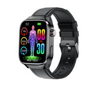 Smartwatch INF con ECG, frequenza cardiaca, pressione, Display da 2,04 ", Touchscreen, Nero