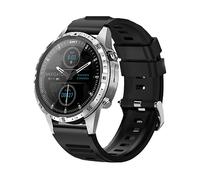 Smartwatch INF con funzioni di monitoraggio, Nero Argento