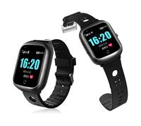 SMARTWATCH INF Orologio intelligente con posizionamento GPS, Display da 1,3 ", Modulo GPS integrato, Nero
