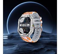 Smartwatch Jacenvly con chiamate Bluetooth, bussola, barometro e monitoraggio del sonno: ideale per le avventure all'aria aperta.