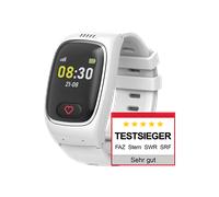 James B8 - Orologio di emergenza e di sicurezza per anziani, rilevamento delle cadute, pulsante di chiamata di emergenza e localizzazione GPS, funzioni sanitarie per esempio pulsazioni, app familiari