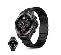 Smartwatch Ksix in titanio con Bluetooth e schermo Amoled da 1,43" con 2 cinturini neri