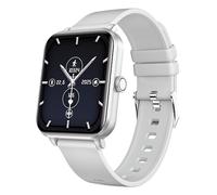 smartwatch myPhone Watch Classic 2 Silver grande batteria da 260 mAh, durata della batteria di una settimana, chiamate Bluetooth, grande schermo da 1,85 pollici, robustezza IP65, diverse modalità