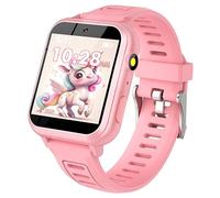 Smartwatch per bambini, 24 giochi, musica, schermo da 1,54 pollici, contapassi, fotocamera, sveglia, calcolatrice, torcia elettrica da 3 a 12 anni