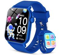 Smartwatch per Bambini 3-12 con Fitness Tracker, Orologio Smartwatch Bambini con Contapassi, Giochi, Frequenza Cardiaca,Monitor del Sonno,IP68 Impermeabile per Smart Watch Bambino Audiobook,Study Card
