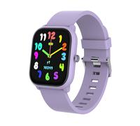 Celly, Smartwatch per Bambini con Cinturino in Silicone, con Monitoraggio Battito Cardiaco, Contapassi, Giochi, Bluetooth, App Dedicata Fit4Kid, Durata Batteria Fino a 4 Giorni, Colore Viola