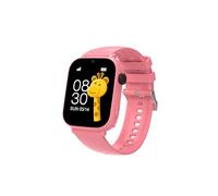 Smartwatch per Bambini, Orologio per Bambino Bambina GPS+LBS+Wi-Fi Tracciatrice, 4G Chiamate Chat vocale Videochiamata Gioco Fotocamera Contapassi, Regalo per Ragazza e Ragazzo 4-12 Anni, Rojo Claro