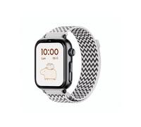 Smartwatch per bambini Savefamily SaveWatch Plus 2 - Schermo AMOLED - Cassa nera - Cinturino in tessuto a zig-zag