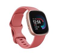 Fitbit Versa 4,Pink Sand/Copper Rose, Smartwatch Unisex-Adult, Rosa Sabbia/Alluminio Rame Rosa, One Size