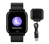 Smartwatch per uomo e donna, schermo da 1,3 pollici con notifiche di messaggi, monitoraggio della frequenza cardiaca e impermeabile, quadranti