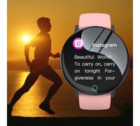 Smartwatch per uomo e donna, schermo da 1,44", impermeabile, multilingue, compatibile con l'app Fitpro, design sottile ed elegante.