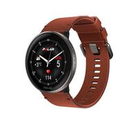 Polar Smartwatch con GPS per Fitness e Benessere, Display AMOLED, Activity Tracker 24/7, allenamenti Personalizzati e Guida vocale in Tempo Reale, Titanium Leather Bronze, S-L, Ignite 3
