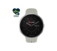Polar Pacer PRO - Running Watch con GPS - Leggero con Pulsanti Antiscivolo - Programma di Allenamento e Recupero - Cardiofrequenzimetro - Display ad Alto Contrasto, Bianco-Rosso, S-L, Pacer Pro