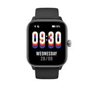 PRIXTON Orologio intelligente Smartwatch SWB32 per Uomo/Donna, 1.85”, Bluetooth, Assistente Vocale Alexa, Memoria Flash 1GB, IP68 Impermeabile, Effettua/Risposta Chiamate, per iOS/Android, Colore Nero