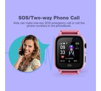Smartwatch S30 per bambini e bambine - Smartwatch per regalo di Natale o compleanno, rosa, 3,2x3,2 pollici, gadget per la casa.