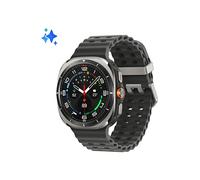 Samsung Galaxy Watch Ultra 2025 (Titanium Silver, LTE, 47mm) Smartwatch Galaxy AI, Design Resistente agli Urti, Batteria a Lunga Durata, Cassa in Titanio di Grado Aerospaziale [Versione Italiana]