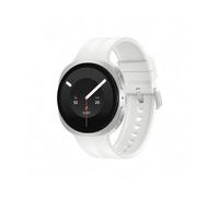Galaxy Watch 9 (2026) GPS, cassa in alluminio argento da 40 mm con cinturino color crema. - Nouvo
