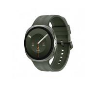 Galaxy Watch 9 (2026) GPS, cassa in alluminio argento da 44 mm con cinturino verde. - Nouvo