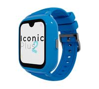 SaveFamily Iconic Plus 2 | Smartwatch per Bambini con Localizzatore GPS, Chiamate, Video, IA, Pulsante SOS, Whatsapp, Spotify, Misuratore di Temperatura | SIM Inclusa - Colore Blu