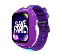 SaveFamily Iconic Plus 2 | Smartwatch per Bambini con Localizzatore GPS, Chiamate, Video, IA, Pulsante SOS, Whatsapp, Spotify, Misuratore di Temperatura | Modello Graffiti