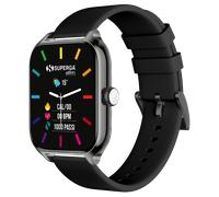SMARTWATCH SUPERGA ALLUMINIO BLACK QUADRATA SILICONE BLACK SWT-STC004
