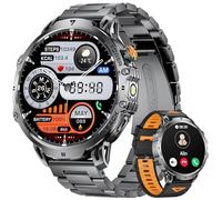 Smartwatch Uomo Batteria 1000 mAh/1.85'' HD Grande Smartwatch con Chiamate/Torcia/100+ Modalità Sportive,IP68 Impermeabile Fitness Watch con 24/7 Frequenza Cardiaca,Monitor del Sonno per iOS Android