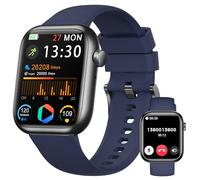 Smartwatch Uomo Donna, 1.83'' Orologio Smartwatch con Chiamata Bluetooth,Pressione Sanguigna/Cardiofrequenzimetro/Sonno,Contapassi,120+ Modalità Sportive, Impermeabile IP68 Smart Watch per Android&iOS