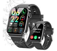 Smartwatch Uomo Donna, 1.85" HD Orologio Smartwatch con Effettua/Risposta Chiamate, 113 Sportive Smart Watch con Contapassi/Sonno/Cardiofrequenzimetro, Impermeabil IP68 Fitness Tracker per iOS Android
