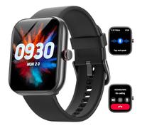Smartwatch Uomo Donna, 1.91" Orologio Smartwatch con Chiamate Bluetooth e Alexa, Fitness Tracker con Contapassi, Cardiofrequenzimetro/Sonno/SpO2/110 Sportive, IP68 Smart Watch per Android iOS Nero