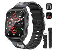 Smartwatch Uomo Donna Militare, Effettua/Risponde alle Chiamate, 1.83" HD Orologio Fitness Tracker con 100+ Modalità Sport, Sonno/Notifiche WhatsApp, Smart Watch Compatibile con iOS Android