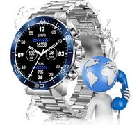 Smartwatch Uomo Orologio Militare con 1,43" Rugged AMOLED, Smart Watch Uomo ip68 con Chiamate Bluetooth, Smartwatch Android iOS con 100 Modalità Sportive