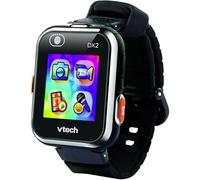 VTech Kidizoom Smartwatch DX2 Nero, Orologio Interattivo per Bambini con Doppia Fotocamera, Schermo Touch a Colori, Smartwatch con Sensore Movimento, Resistente agli Urti, Lingua Italiana, 3-12 Anni