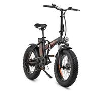 Smartway M1X Fat Bike Pieghevole Elettrica Matt Black