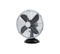 Smartway Ventilatore da tavolo in metallo Nero Ottone