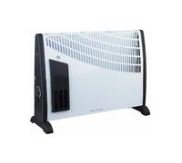 Smartway WFCV05F stufetta elettrica Interno Bianco, Nero 2000 W Stufa elettrica a convezione
