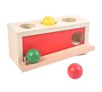 Smartwo Giochi Montessori in Legno per Bambini 1 2 Anni, Scatola Montessori a Permanenza di Oggetti, Ball Drop Game, Giocattoli Bambini per Sviluppo Cognitivo, Motricità Fine 12 18 Mesi