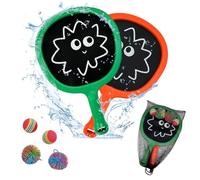 Smartwo Racchette Tennis Bambino Leggere, 2 Set di Racchette da Tennis/Badminton, Palline e Racchettoni da Spiaggia Impermeabile, Gioco di Beach Tennis, Sport per Bambini all'Aperto, Giochi Giardino