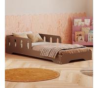smartwood Letto Montessori Bambini 80x180 - Letto Singolo Color Marrone in Legno FSC con Sponda Anticaduta e Doghe Flessibili, portata 230 kg - Per Bambino e Bambina - Montaggio semplice - TILA 6