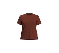 Smartwool Abbigliamento da donna Perfect Crew a manica corta MARRONE PECAN ( MARRONE MEDIO) XS