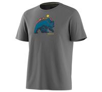 Smartwool - Bear Strata Active Short Sleeve - Maglia merino M light gray heather