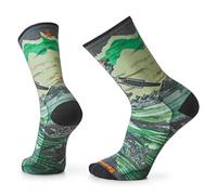 Smartwool Bike Zero Cushion Wolf Print Crew Calzini
