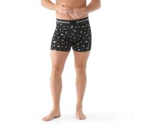 Boxer da uomo Smartwool M Merino Boxer Brief Boxed Taglia: XL / Colore: nero/bianco