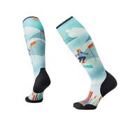 Smartwool - Calze da sci da donna in lana merino - W Ski Targeted Cushion Snow Bunny Print OTC Socks Capri per Donne - Taglia 34-37 - Bianco