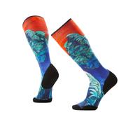Smartwool - Calze da sci in lana merino - Ski Targeted Cushion Winter Haze Print OTC Socks Deep Navy - Taglia M - Blu navy