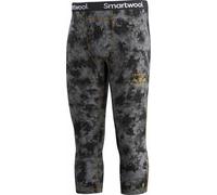 Smartwool - Calze termiche in lana merino - M Classic Thermal Merino Base Layer 3/4 Bottom Boxed Black Tie Dye/Honey Gold - Taglia 34-37 - Grigio