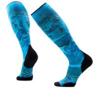 Smartwool - Ski Targeted Cushion Storm Peak Print OTC Socks - Calze da sci EU 38-41 blu