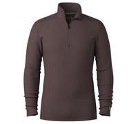 Smartwool - Classic Thermal Merino Base Layer 1/4 Zip Boxed - Intimo lana merinos M marrone/grigio