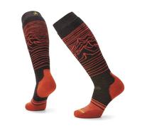 SMARTWOOL Full Cushion OTC Iguchi - calze da snowboard M (38-41) Red/Black unisex Lana Merino