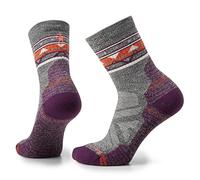 Calzini da donna Smartwool Hike Light Cushion Zig Zag Valley Mid Crew Socks Dimensioni dei calzini: 34-38 / Colore: viola