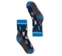 Smartwool - Kid's Hike Light Cushion Critter Cache Crew Socks - Calze da trekking EU 29-32 blu